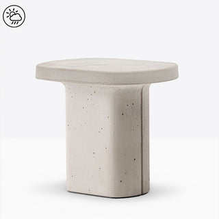 Pedrali Caementum concrete coffee table outdoor h. 35 cm. - Buy now on ShopDecor - Discover the best products by PEDRALI design
