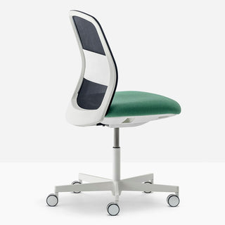 Pedrali Polar 3770 swivel chair with padded seat and mesh backrest - Buy now on ShopDecor - Discover the best products by PEDRALI design