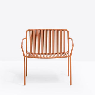 Pedrali Tribeca 3669 garden lounge armchair for outdoor use Pedrali Terracotta TE - Buy now on ShopDecor - Discover the best products by PEDRALI design