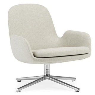 Normann Copenhagen Era lounge swivel chair full upholstery fabric with aluminium structure Buy on Shopdecor NORMANN COPENHAGEN collections