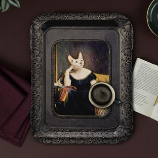 Ibride Galerie de Portraits Victoire tray/picture 30x41 cm. Buy on Shopdecor IBRIDE collections