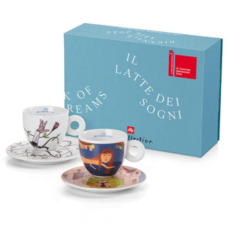 Illy Art Collection Biennale 2022 set 2 cappuccino cups by Felipe Baeza & Cecilia Vicuña? Buy on Shopdecor ILLY collections