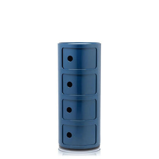Kartell Componibili container with 4 drawers Kartell Blue 15 - Buy now on ShopDecor - Discover the best products by KARTELL design