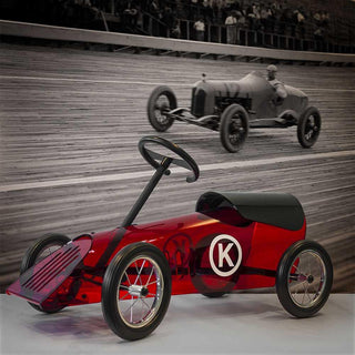 Kartell Discovolante transparent red ride-on car for children - Buy now on ShopDecor - Discover the best products by KARTELL design