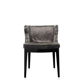 Kartell Mademoiselle Kravitz armchair faux-fur snake printed fabric with black structure Buy on Shopdecor KARTELL collections