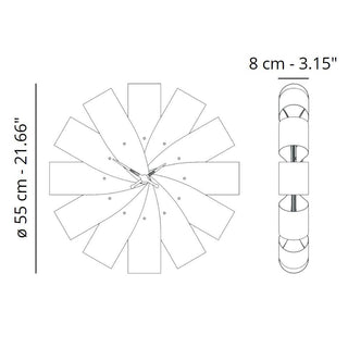 Nomon Ciclo Mixto wall clock diam. 55 cm. Buy on Shopdecor NOMON collections