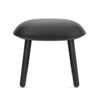 Normann Copenhagen Ace footstool upholstery ultra leather with black oak structure - Buy now on ShopDecor - Discover the best products by NORMANN COPENHAGEN design