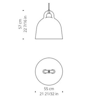 Normann Copenhagen Bell Lamp Large pendant lamp diam. 55 cm. Buy on Shopdecor NORMANN COPENHAGEN collections