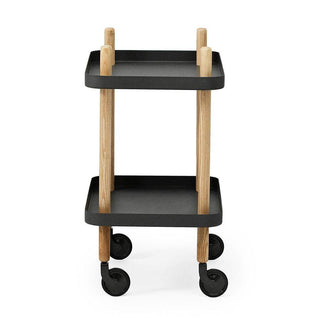 Normann Copenhagen Block table 50x35 cm. with natural ash legs - Buy now on ShopDecor - Discover the best products by NORMANN COPENHAGEN design