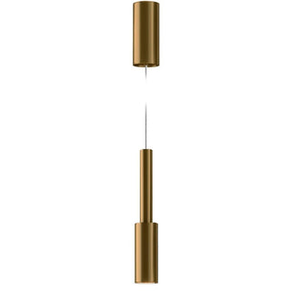 Panzeri Tubino suspension lamp LED by Matteo Thun Panzeri Bronze - Buy now on ShopDecor - Discover the best products by PANZERI design