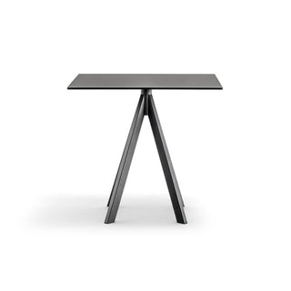 Pedrali Arki-Base ARK4 table with black solid laminate top 70x70 cm. - Buy now on ShopDecor - Discover the best products by PEDRALI design