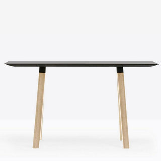 Pedrali Arki-table Wood ARK107 200X79 cm. in solid laminate Black - Buy now on ShopDecor - Discover the best products by PEDRALI design