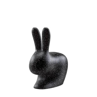 Qeeboo Rabbit Chair Dots in the shape of a rabbit Black - Buy now on ShopDecor - Discover the best products by QEEBOO design