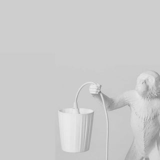 Seletti Monkey lampshade white - Buy now on ShopDecor - Discover the best products by SELETTI design