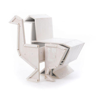 Seletti Sending Animals Goose white bedside table - Buy now on ShopDecor - Discover the best products by SELETTI design