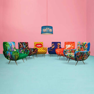 Seletti Toiletpaper Armchair Lipsticks - Buy now on ShopDecor - Discover the best products by TOILETPAPER HOME design