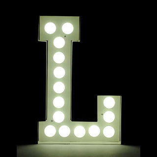 Seletti Vegaz Letter L white - Buy now on ShopDecor - Discover the best products by SELETTI design