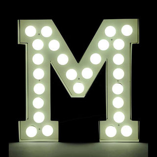 Seletti Vegaz Letter M white - Buy now on ShopDecor - Discover the best products by SELETTI design
