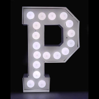 Seletti Vegaz Letter P white - Buy now on ShopDecor - Discover the best products by SELETTI design