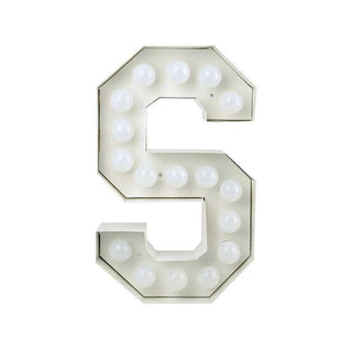 Seletti Vegaz Letter S white - Buy now on ShopDecor - Discover the best products by SELETTI design