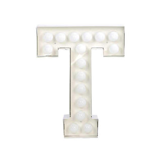 Seletti Vegaz Letter T white - Buy now on ShopDecor - Discover the best products by SELETTI design