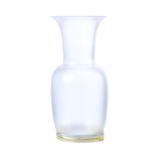 Venini Frozen Opalino 706.22 vase crystal gold leaf sandblasted h. 36 cm. Buy on Shopdecor VENINI collections