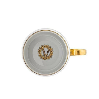 Versace meets Rosenthal Barocco Mosaic cup & saucer low - Buy now on ShopDecor - Discover the best products by VERSACE HOME design
