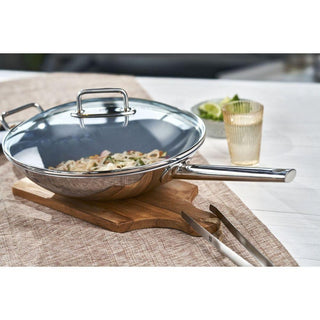 Zwilling Plus Wok Ceramic Coated with lid diam. 32 cm Steel - Buy now on ShopDecor - Discover the best products by ZWILLING design